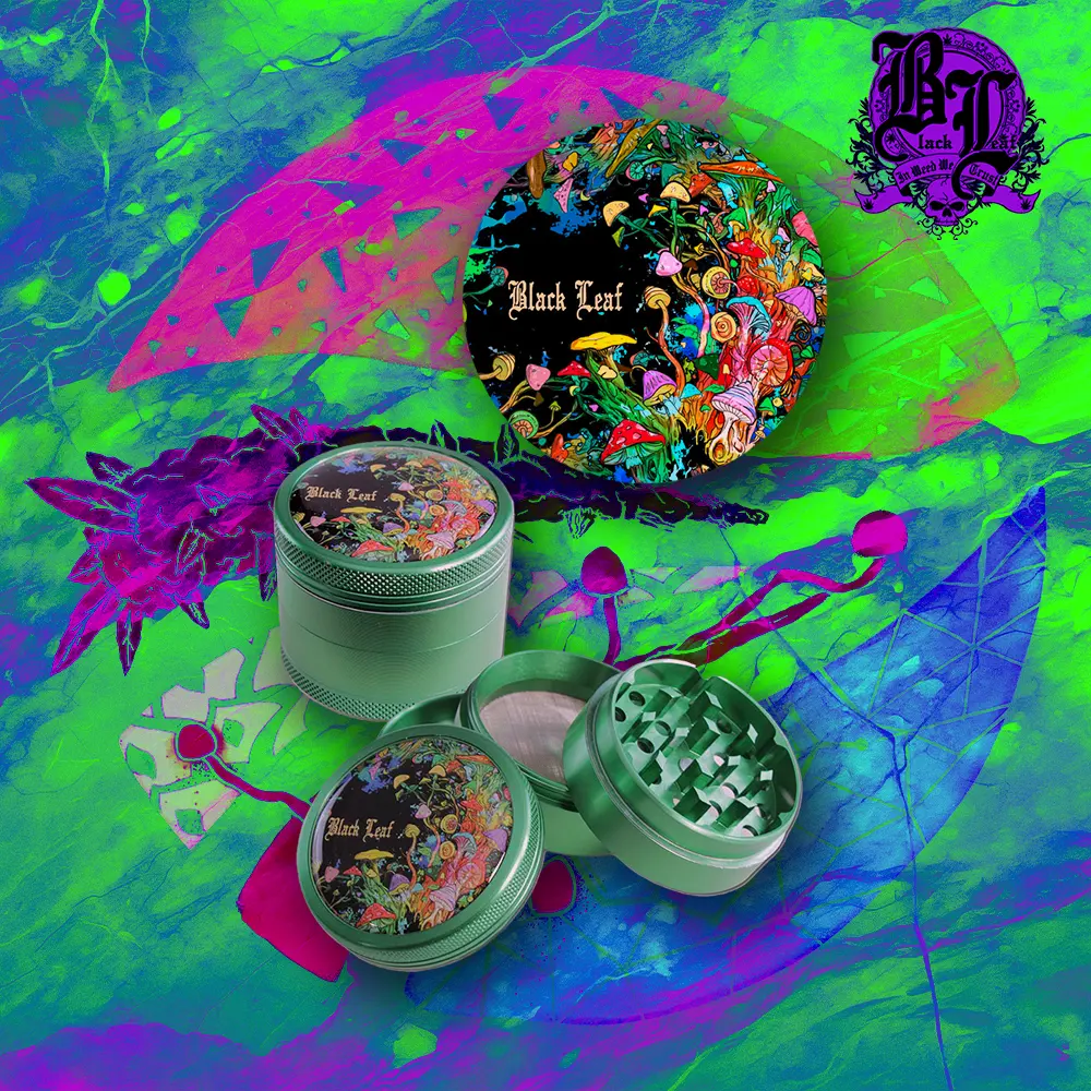 Black Leaf – Mushroom Grinder Green