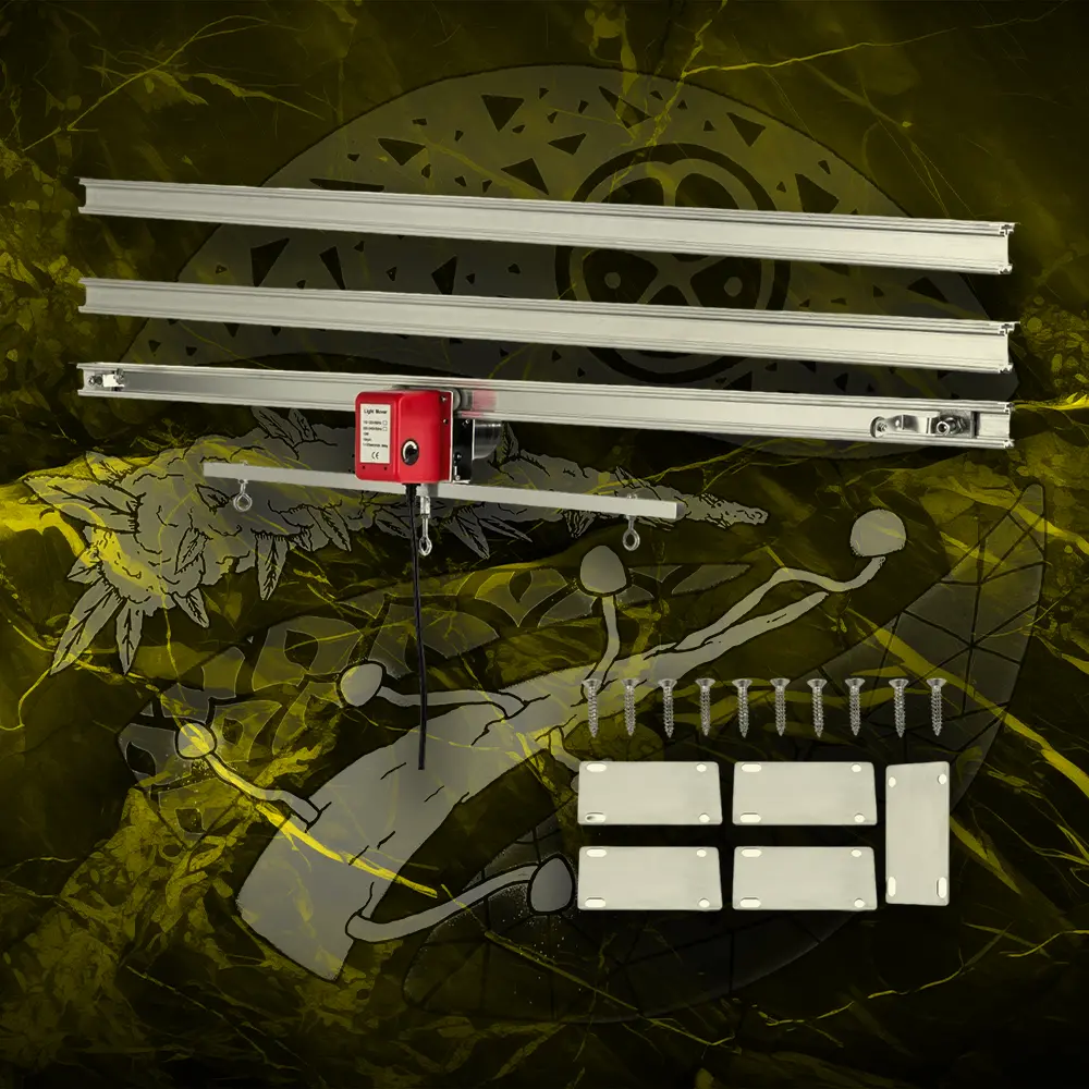 Moving Rail for Grow Lights 2