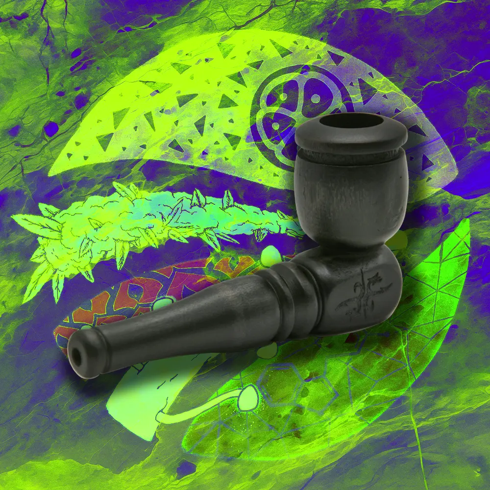 Ritual Wooden Pipe